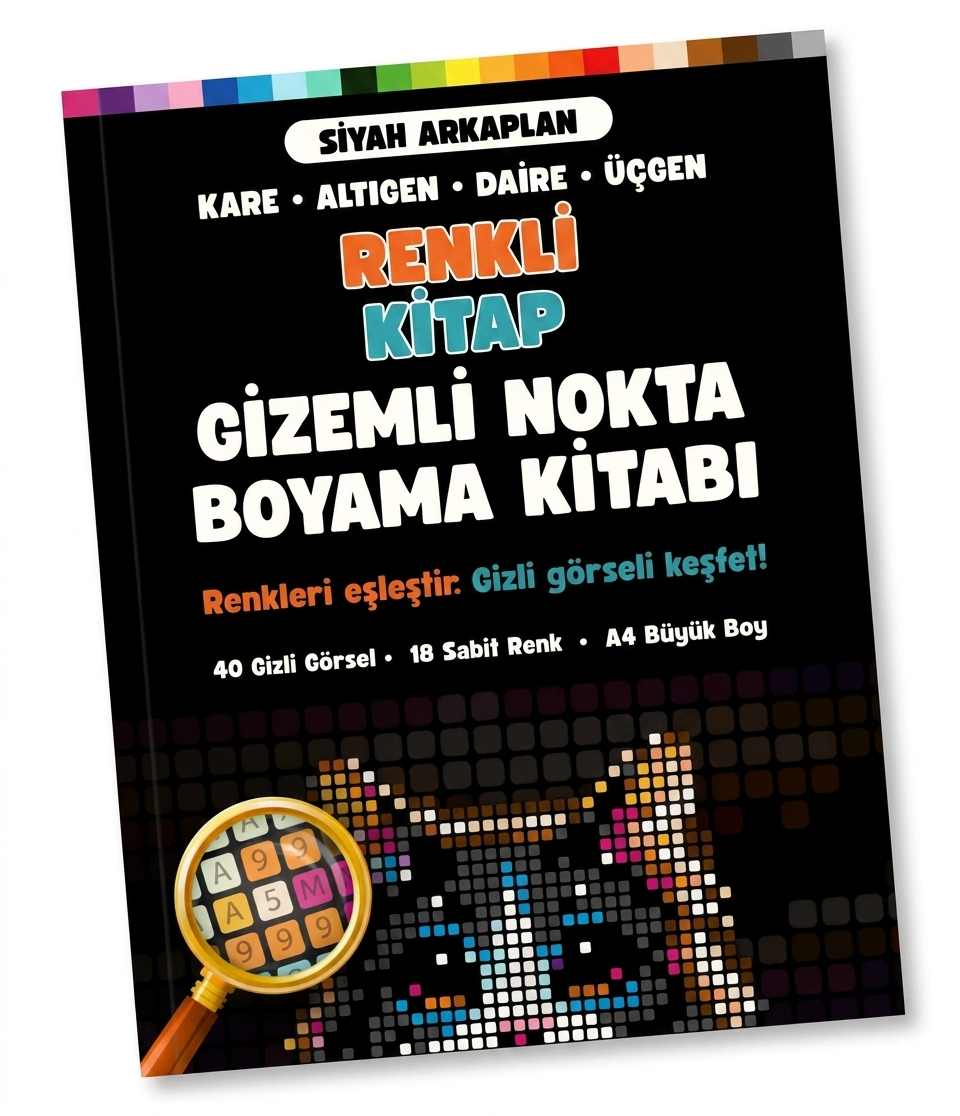 RenkliKitap™ Mozaik Pixel Boyama Kitabı