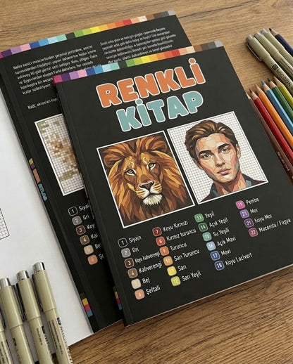 RenkliKitap™ Mozaik Pixel Boyama Kitabı